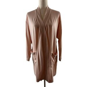 Girlfriend Collective Dawn Dream Robe Size Small Blush Pink Tencel MISSING BELT
